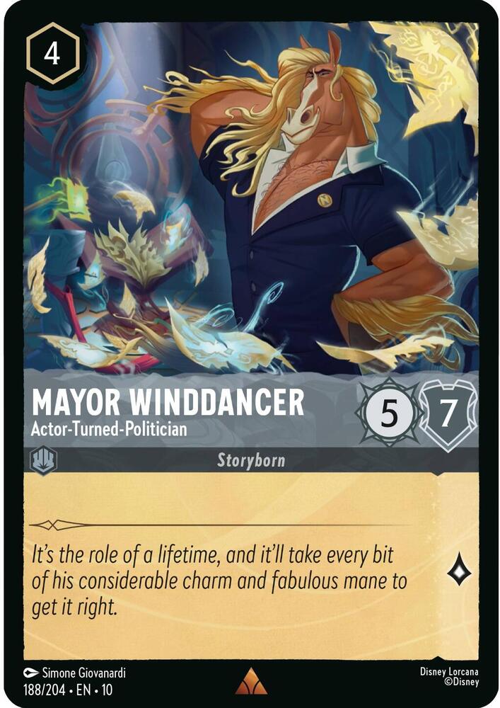 Mayor Winddancer Actor Turned Politician 188/204 (Whispers in the Well) 