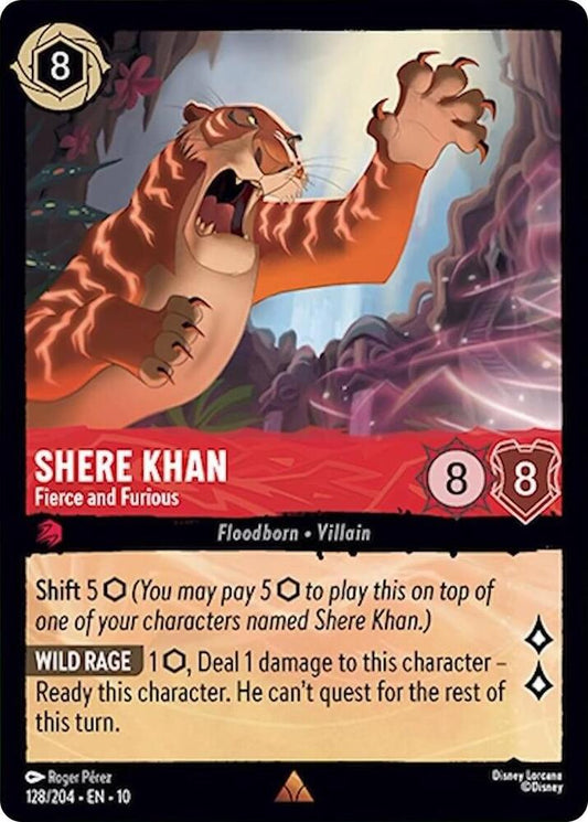 Shere Khan Fierce and Furious 128/204 (Whispers in the Well) 