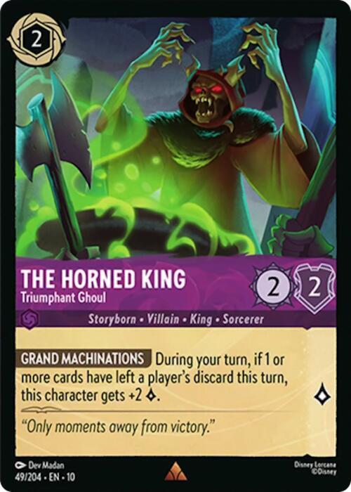 The Horned King Triumphant Ghoul 49/204 (Whispers in the Well)  - Cold Foil