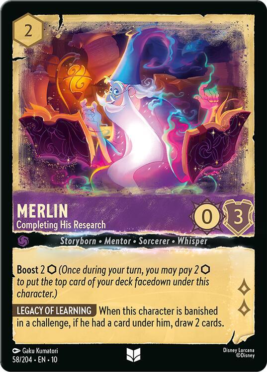 Merlin Completing His Research 58/204 (Whispers in the Well) 