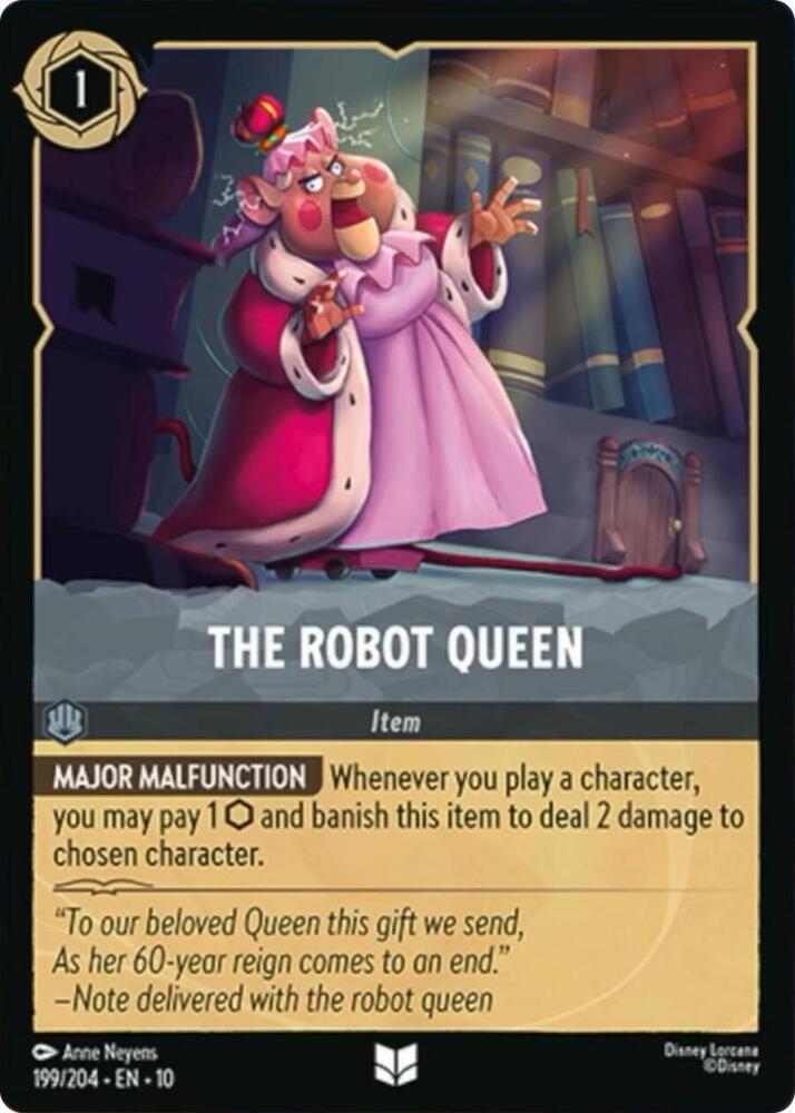 The Robot Queen 199/204 (Whispers in the Well)  - Cold Foil