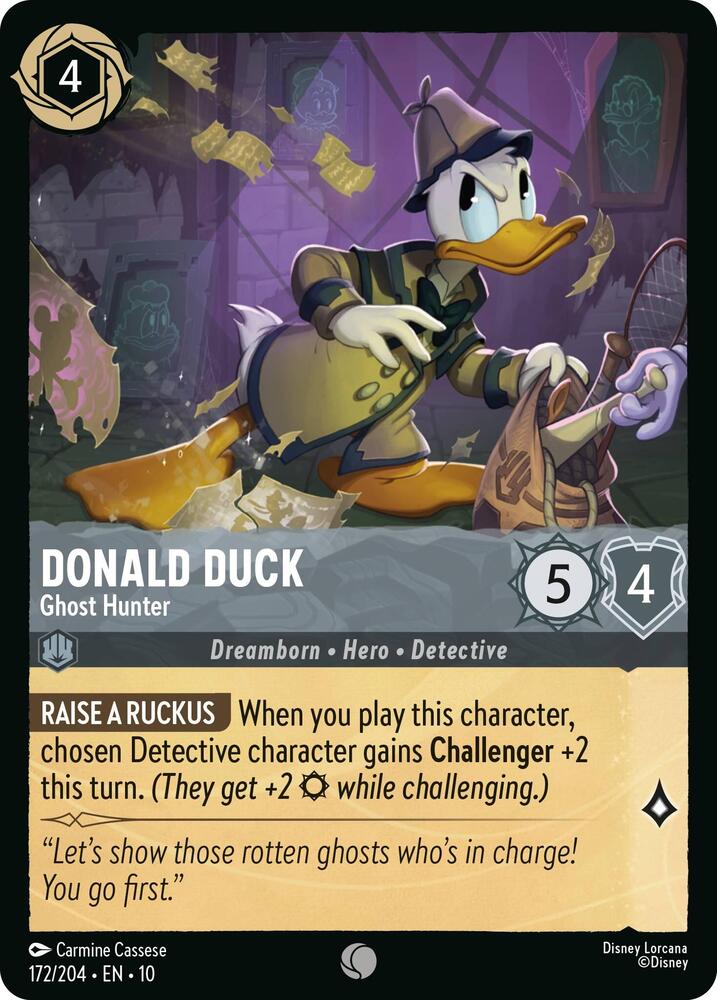 Donald Duck Ghost Hunter 172/204 (Whispers in the Well) 