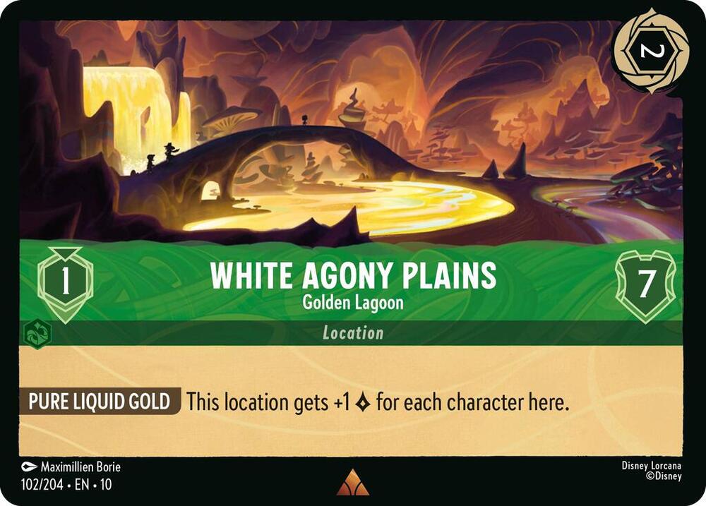White Agony Plains Golden Lagoon 102/204 (Whispers in the Well) 