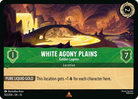 White Agony Plains Golden Lagoon 102/204 (Whispers in the Well) 