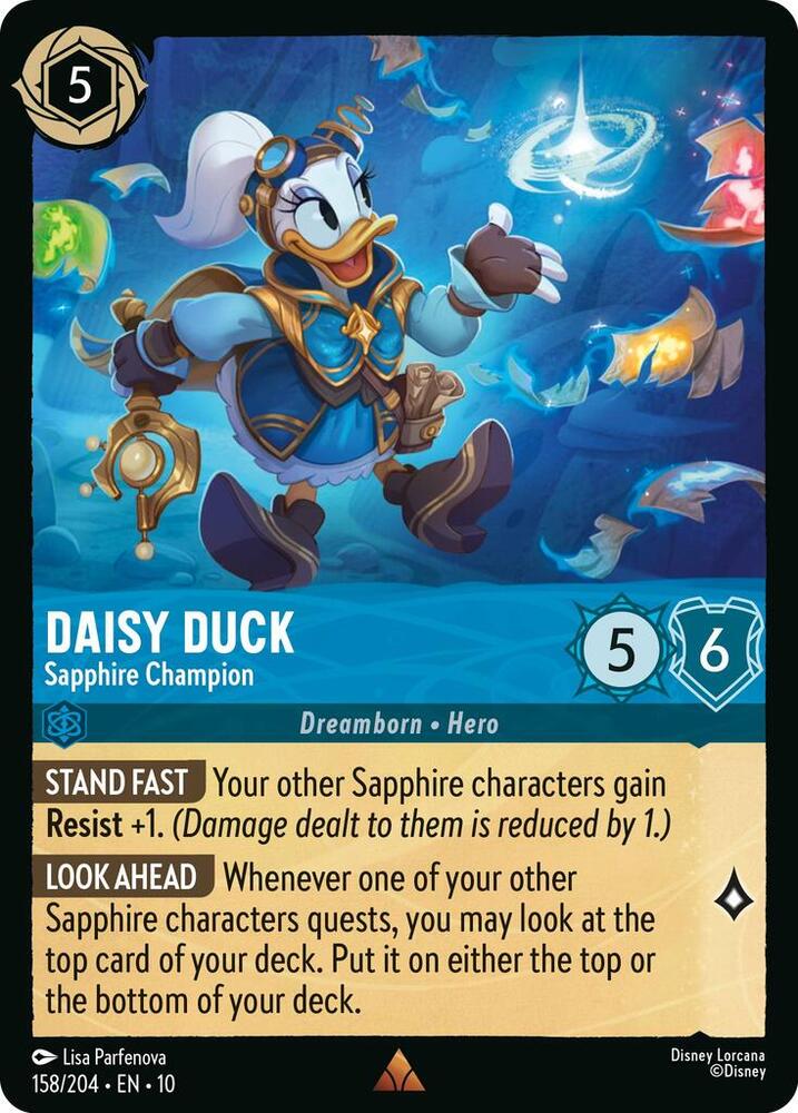 Daisy Duck Sapphire Champion 158/204 (Whispers in the Well) 