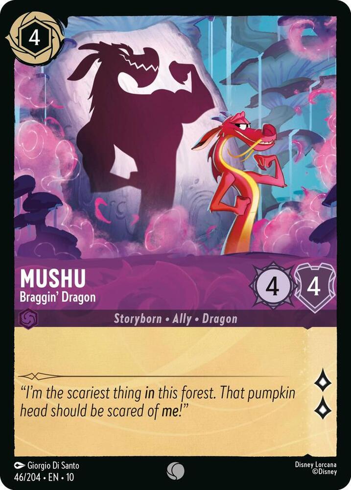 Mushu Braggin Dragon 46/204 (Whispers in the Well) 
