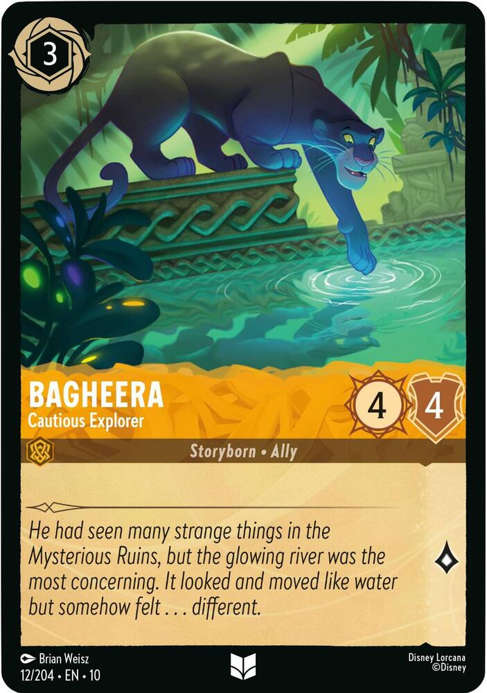 Bagheera Cautious Explorer 12/204 (Whispers in the Well) 