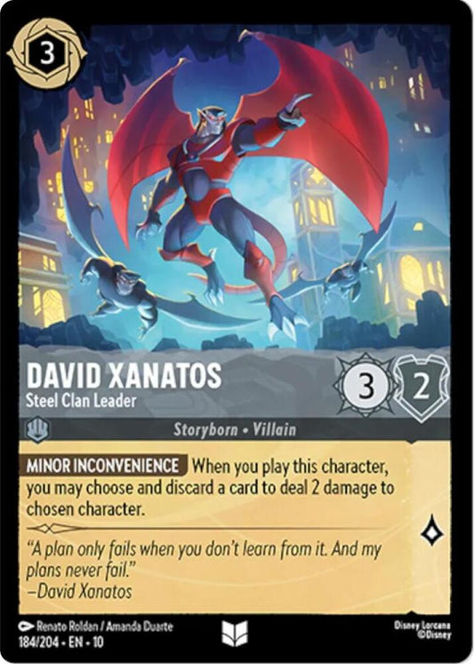 David Xanatos Steel Clan Leader 184/204 (Whispers in the Well) 