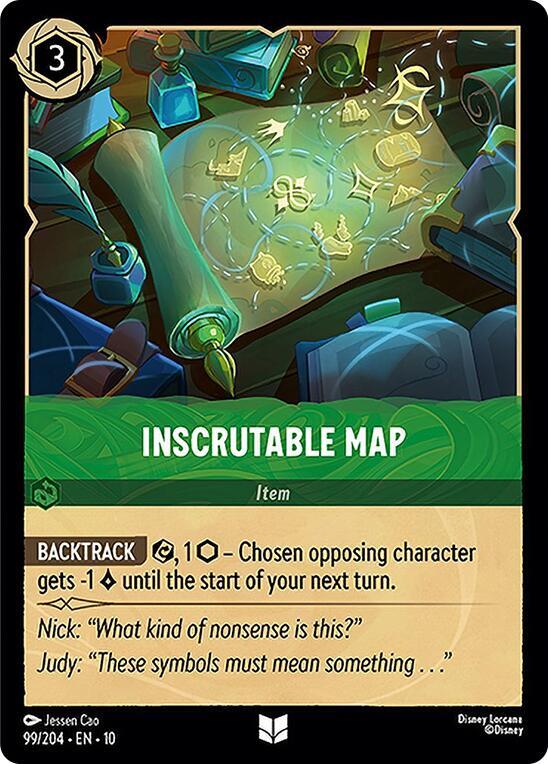 Inscrutable Map 99/204 (Whispers in the Well) 