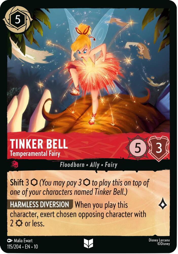 Tinker Bell Temperamental Fairy 115/204 (Whispers in the Well) 