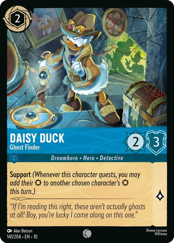 Daisy Duck Ghost Finder 141/204 (Whispers in the Well)  - Cold Foil