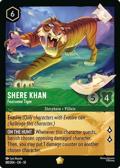 Shere Khan, Fearsome Tiger 88/204 (Whispers in the Well) 