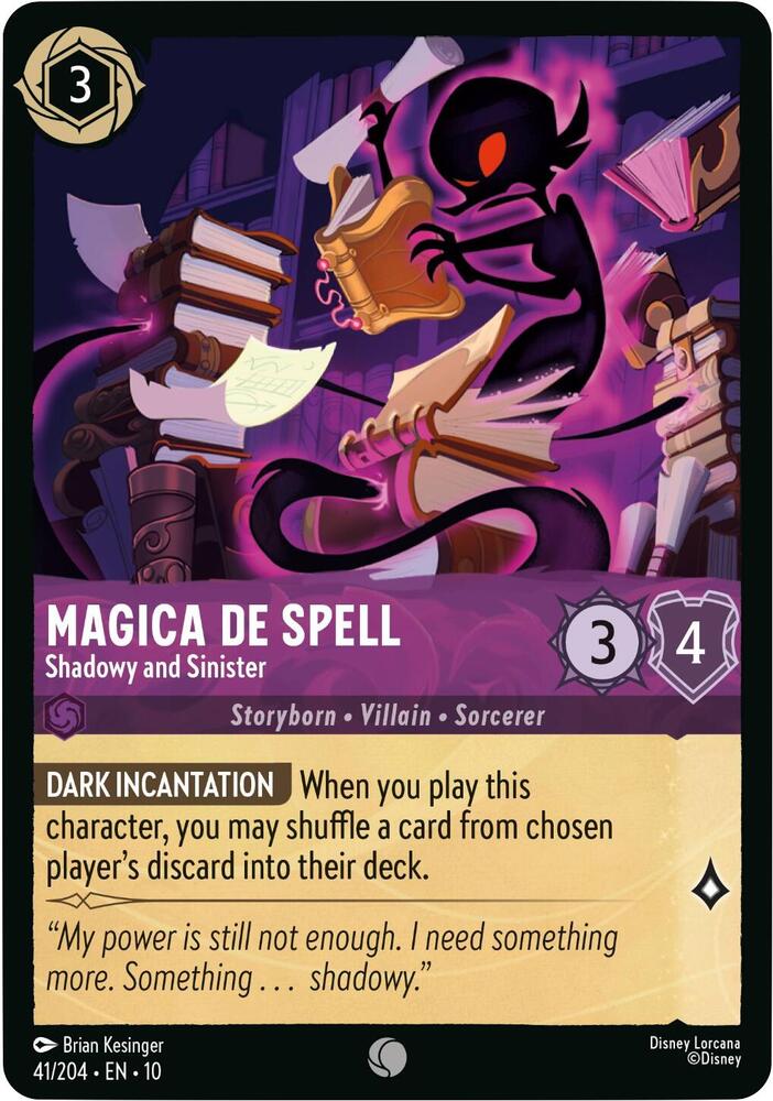 Magica De Spell Shadowy and Sinister 41/204 (Whispers in the Well) 