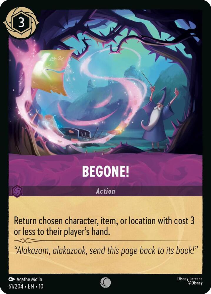 Begone 61/204 (Whispers in the Well)  - Cold Foil