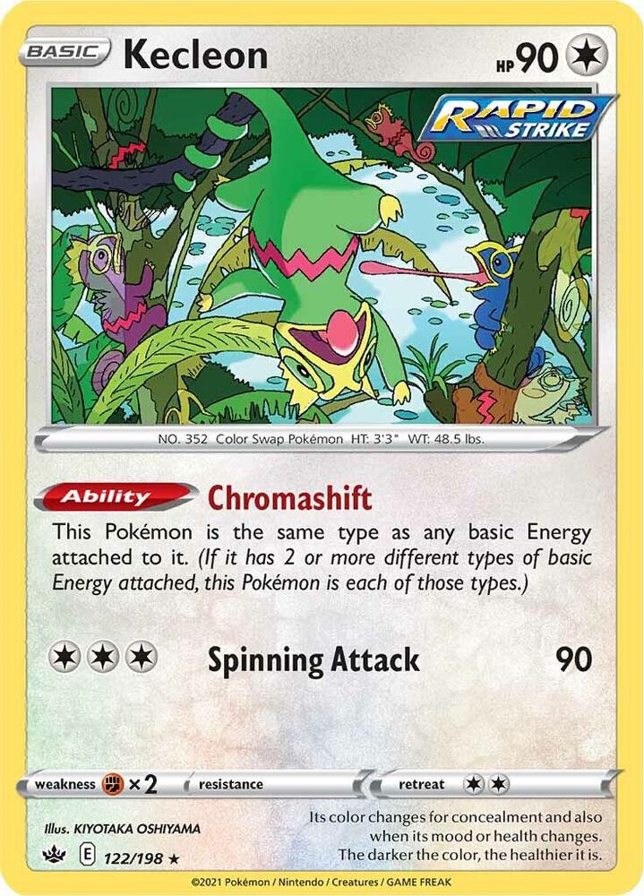 Kecleon 122/198 (SWSH06: Chilling Reign) 