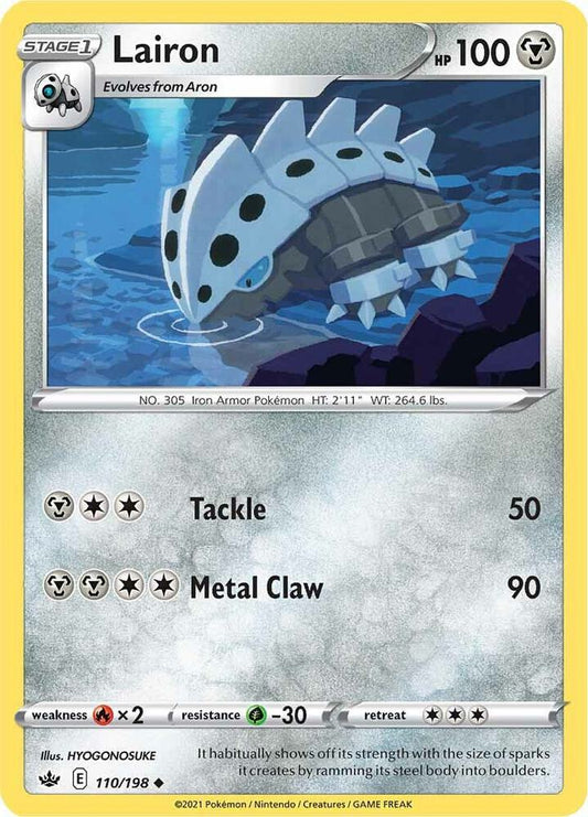 Lairon 110/198 (SWSH06: Chilling Reign) 