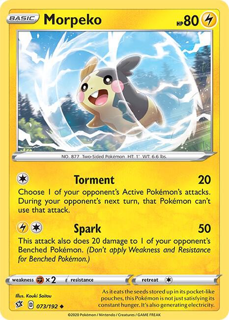 Morpeko 073/192 (SWSH02: Rebel Clash) 