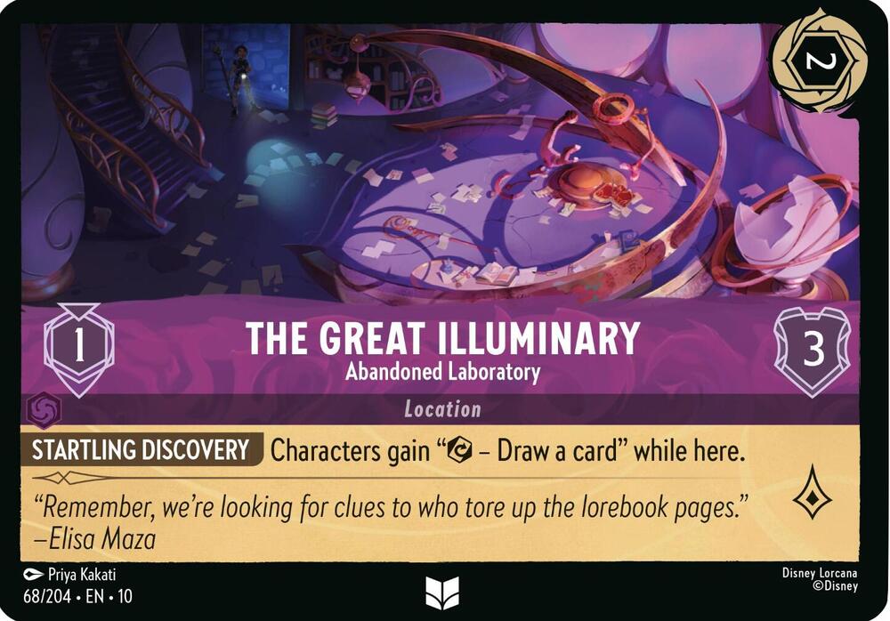 The Great Illuminary, Abandoned Laboratory 68/204 (Whispers in the Well)  - Cold Foil
