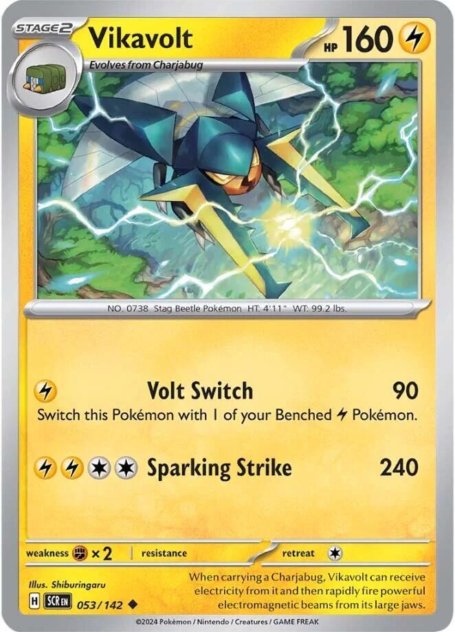 Vikavolt 053/142 (SV07: Stellar Crown) 