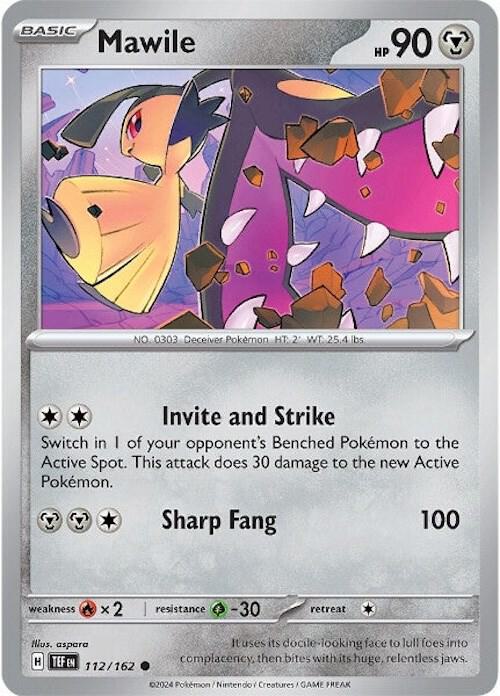 Mawile 112/162 (SV05: Temporal Forces)  - Reverse Holofoil