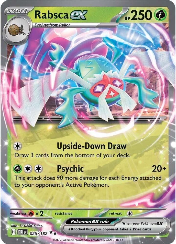 Rabsca ex 025/182 (SV10: Destined Rivals)  - Holofoil