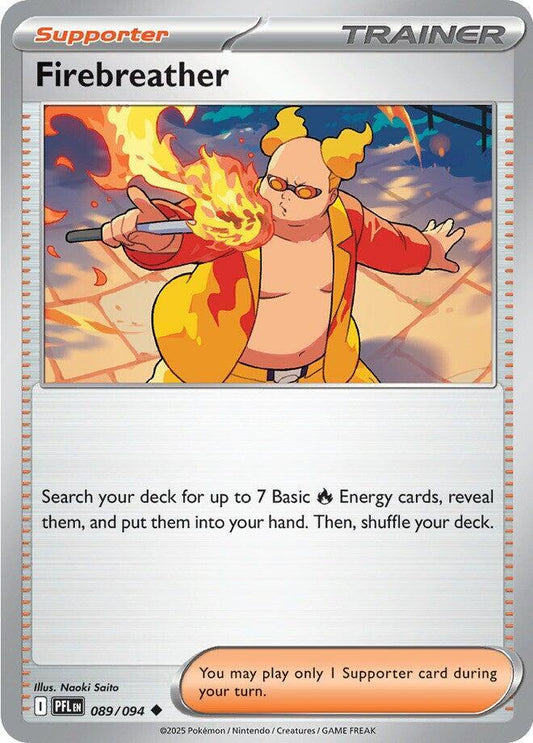 Firebreather 089/094 (ME02: Phantasmal Flames)  - Reverse Holofoil