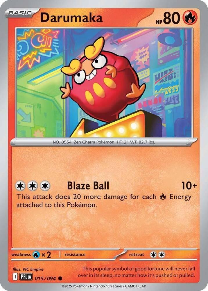 Darumaka 015/094 (ME02: Phantasmal Flames)  - Reverse Holofoil