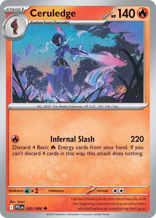 Ceruledge 020/094 (ME02: Phantasmal Flames) 