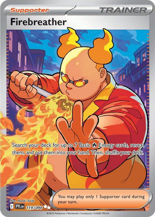 Firebreather 119/094 (ME02: Phantasmal Flames)  - Holofoil