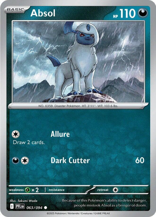 Absol 063/094 (ME02: Phantasmal Flames) 
