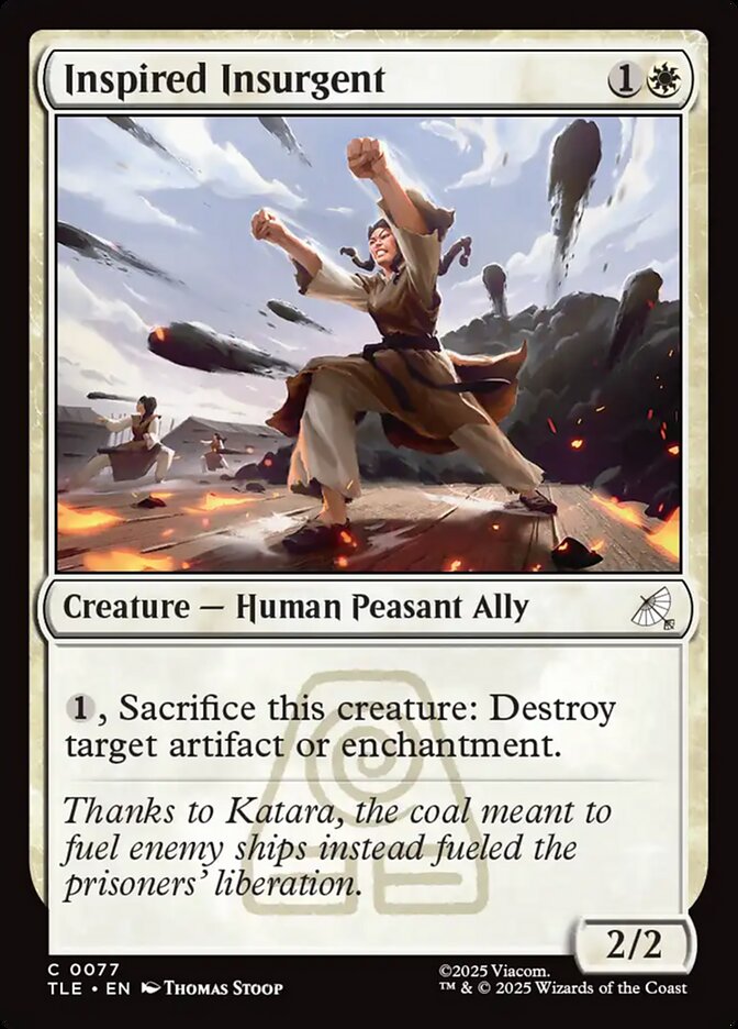 Inspired Insurgent 77/317 (Avatar: The Last Airbender: Eternal-Legal)  - Foil