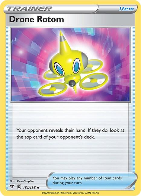 Drone Rotom 151/185 (SWSH04: Vivid Voltage) 