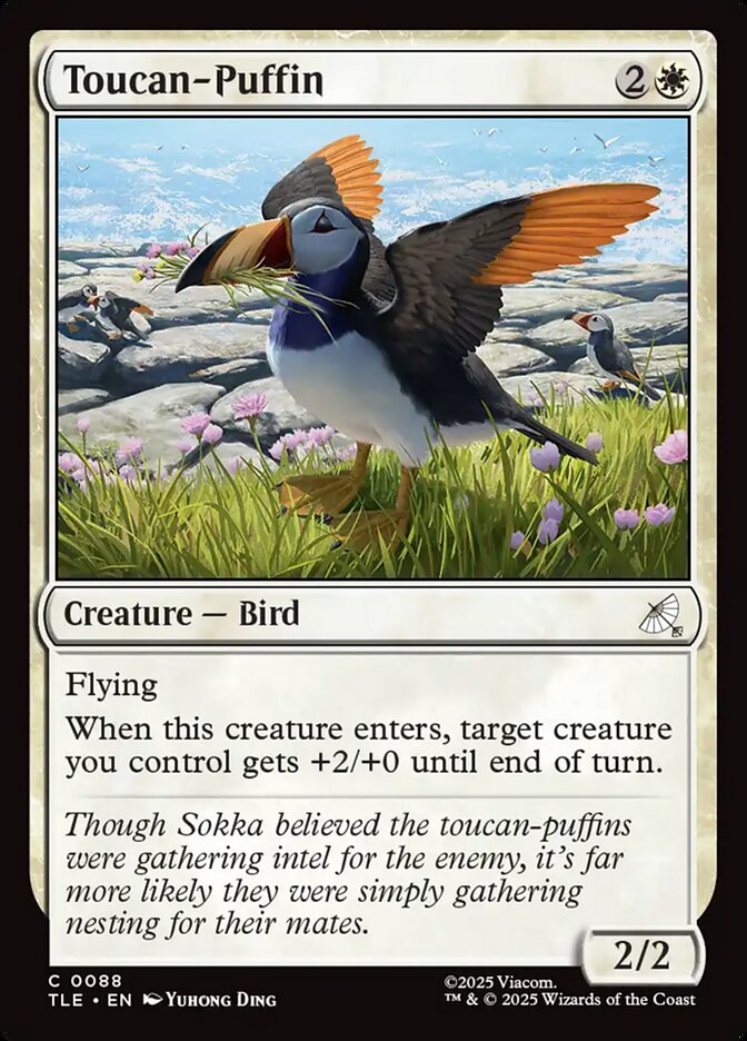 Toucan-Puffin 88/317 (Avatar: The Last Airbender: Eternal-Legal)  - Foil