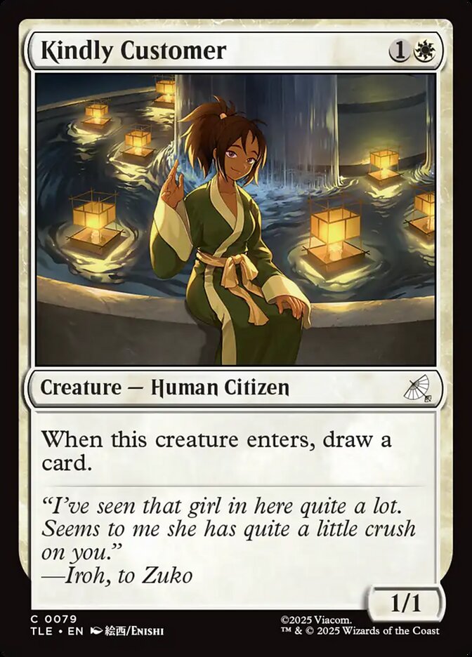Kindly Customer 79/317 (Avatar: The Last Airbender: Eternal-Legal)  - Foil