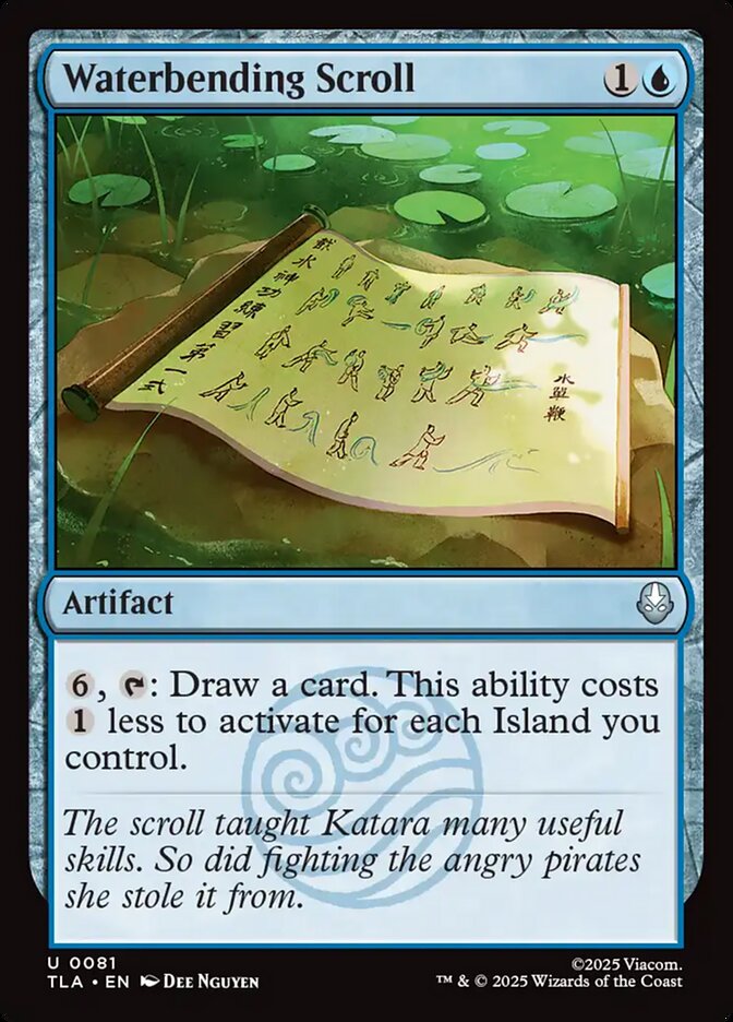 Waterbending Scroll 81/286 (Avatar: The Last Airbender)  - Foil