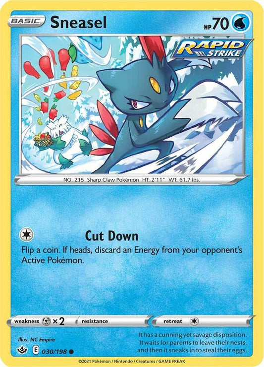 Sneasel 030/198 (SWSH06: Chilling Reign) 