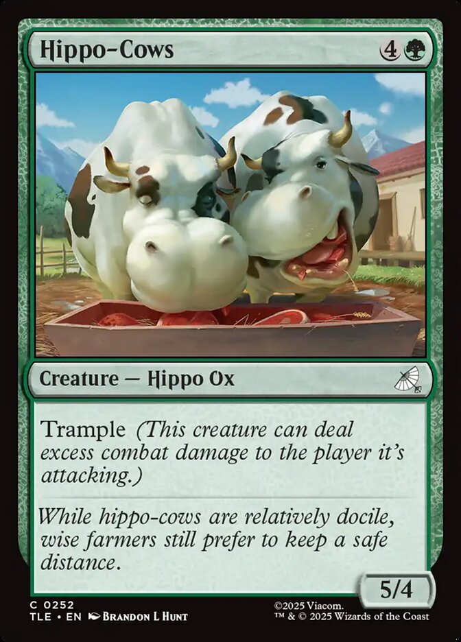 Hippo-Cows 252/317 (Avatar: The Last Airbender: Eternal-Legal)  - Foil