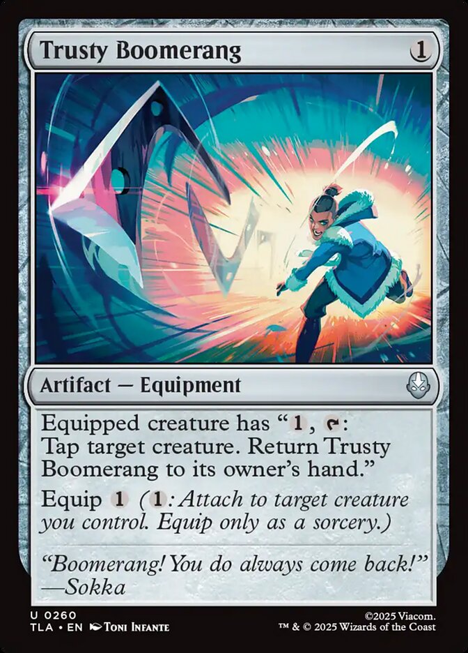 Trusty Boomerang 260/286 (Avatar: The Last Airbender) 