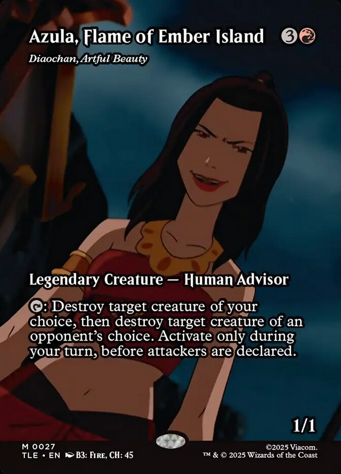 Diaochan, Artful Beauty 27/317 (Avatar: The Last Airbender: Eternal-Legal)  - Borderless
