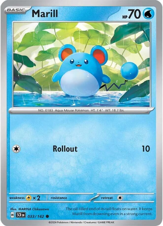 Marill 033/142 (SV07: Stellar Crown) 