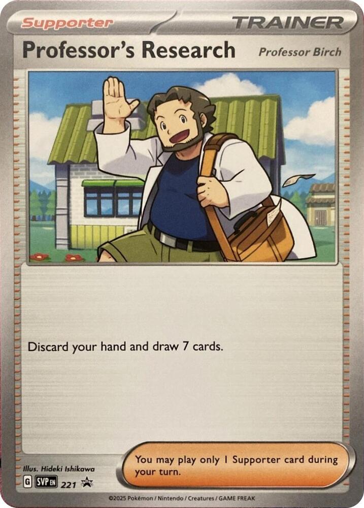 Professors Research Professor Birch 221 221 (SV: Scarlet & Violet Promo Cards) 