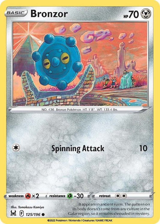 Bronzor 125/196 (SWSH11: Lost Origin) 