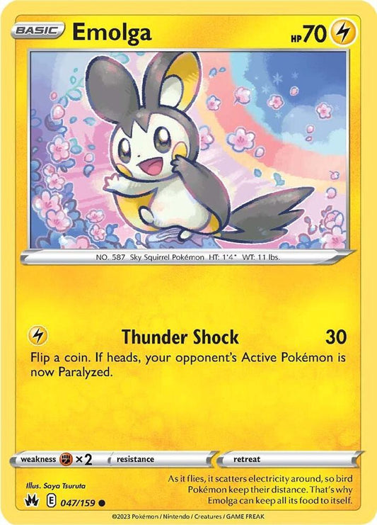 Emolga 047/159 (Crown Zenith) 