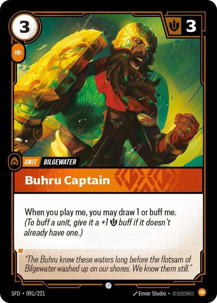 Buhru Captain 91/221 (Spiritforged)  - Foil