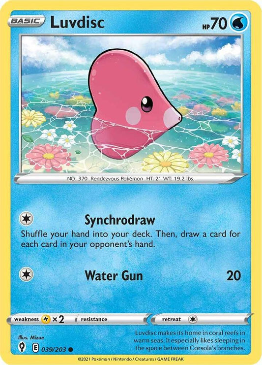 Luvdisc 039/203 (SWSH07: Evolving Skies) 