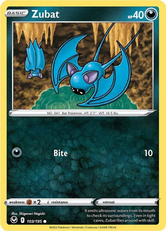Zubat 103/195 (SWSH12: Silver Tempest) 