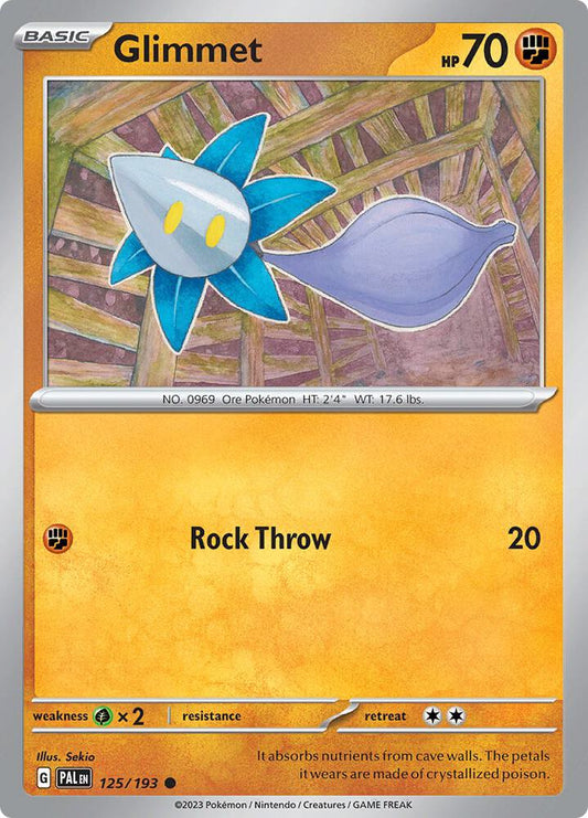 Glimmet 125/193 (SV02: Paldea Evolved) 