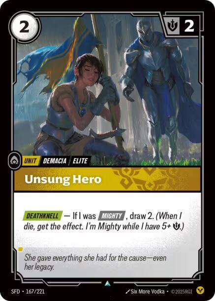 Unsung Hero 167/221 (Spiritforged) 