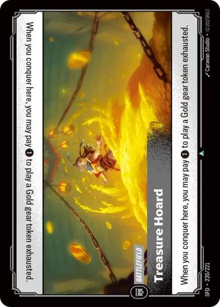 Treasure Hoard 220/221 (Spiritforged)  - Foil