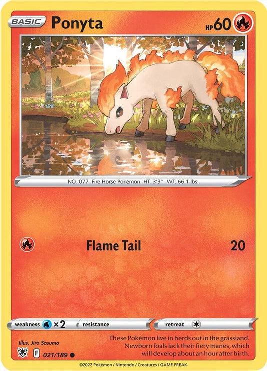 Ponyta 021/189 (SWSH10: Astral Radiance) 